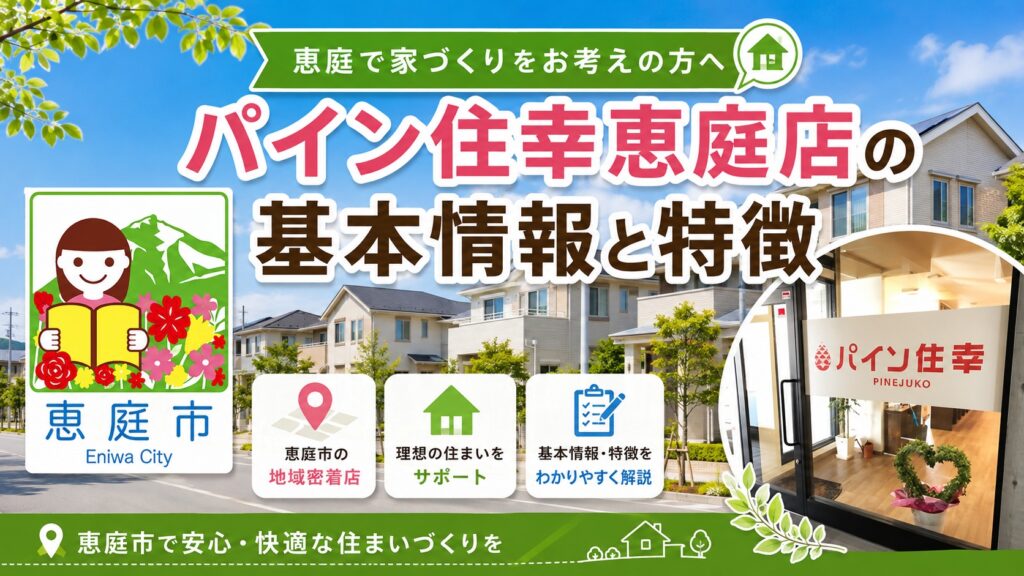 パイン住幸恵庭店,恵庭,建売,不動産,口コミ,評判