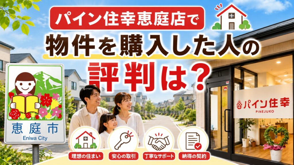 パイン住幸恵庭店,恵庭,建売,不動産,口コミ,評判