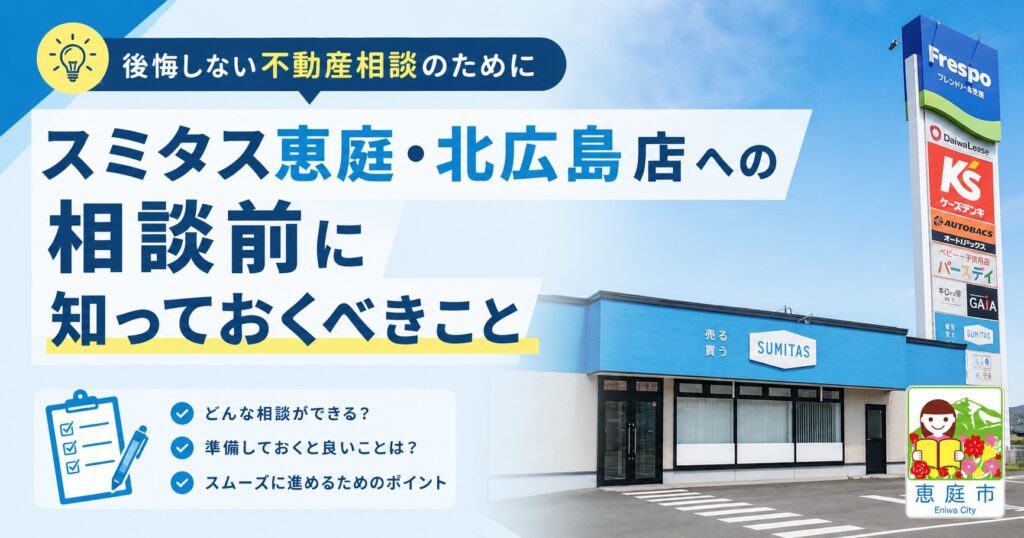 スミタス恵庭,恵庭,不動産,買取,住み替え,口コミ,評判恵み野