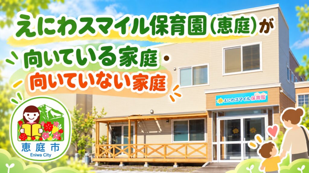 えにわスマイル保育園,恵庭,保育園,認定こども園,口コミ,評判,レビュー,おすすめ