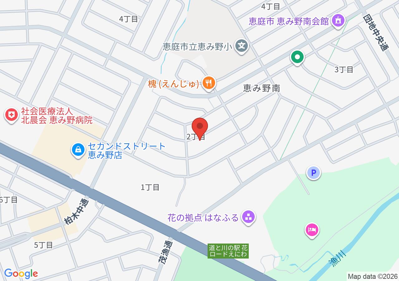 恵み野ウオッチ修理工房の地図