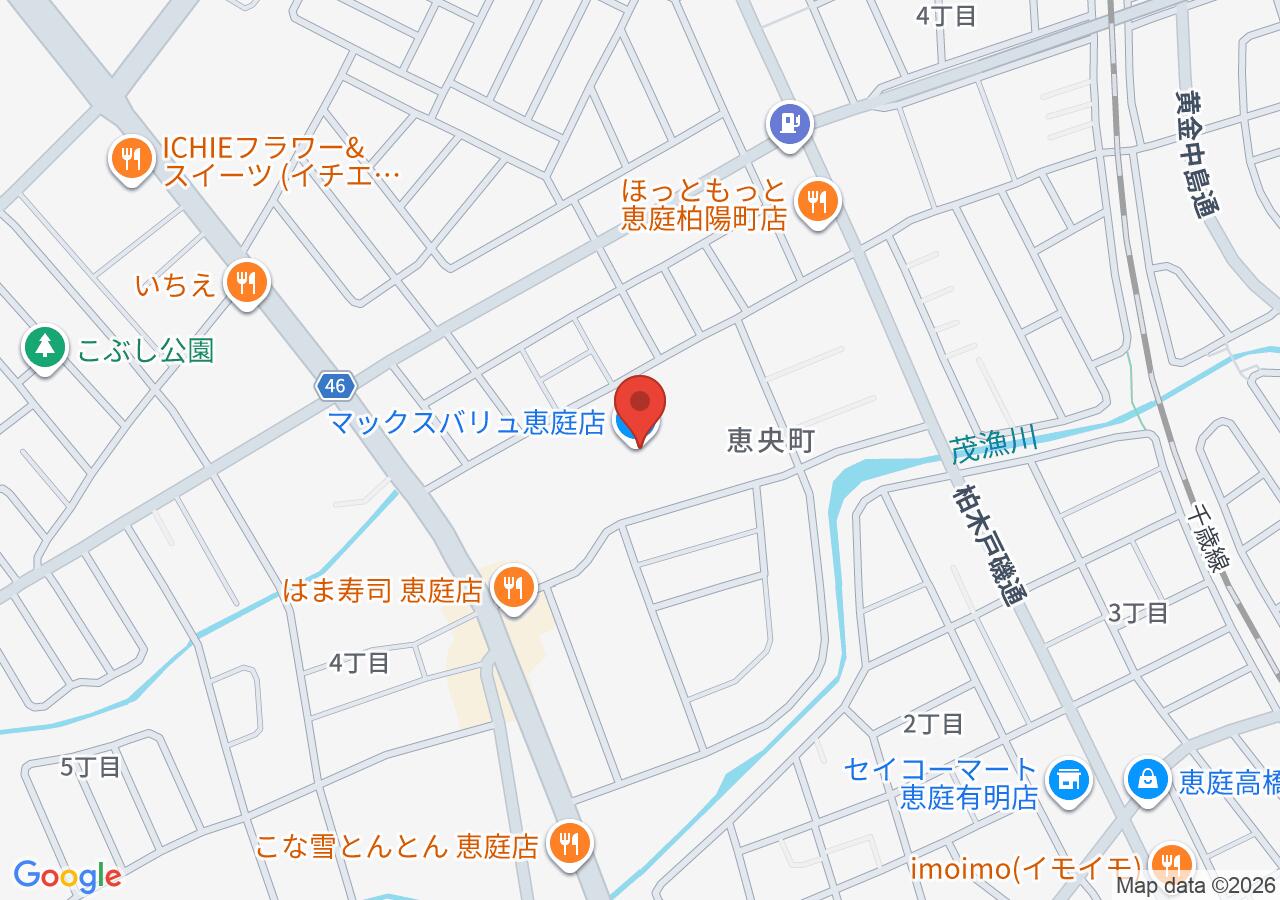 買取専門店さすがや マックスバリュ恵庭店の地図