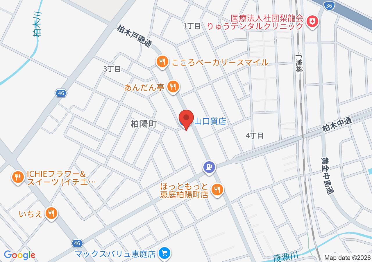 山口質店の地図