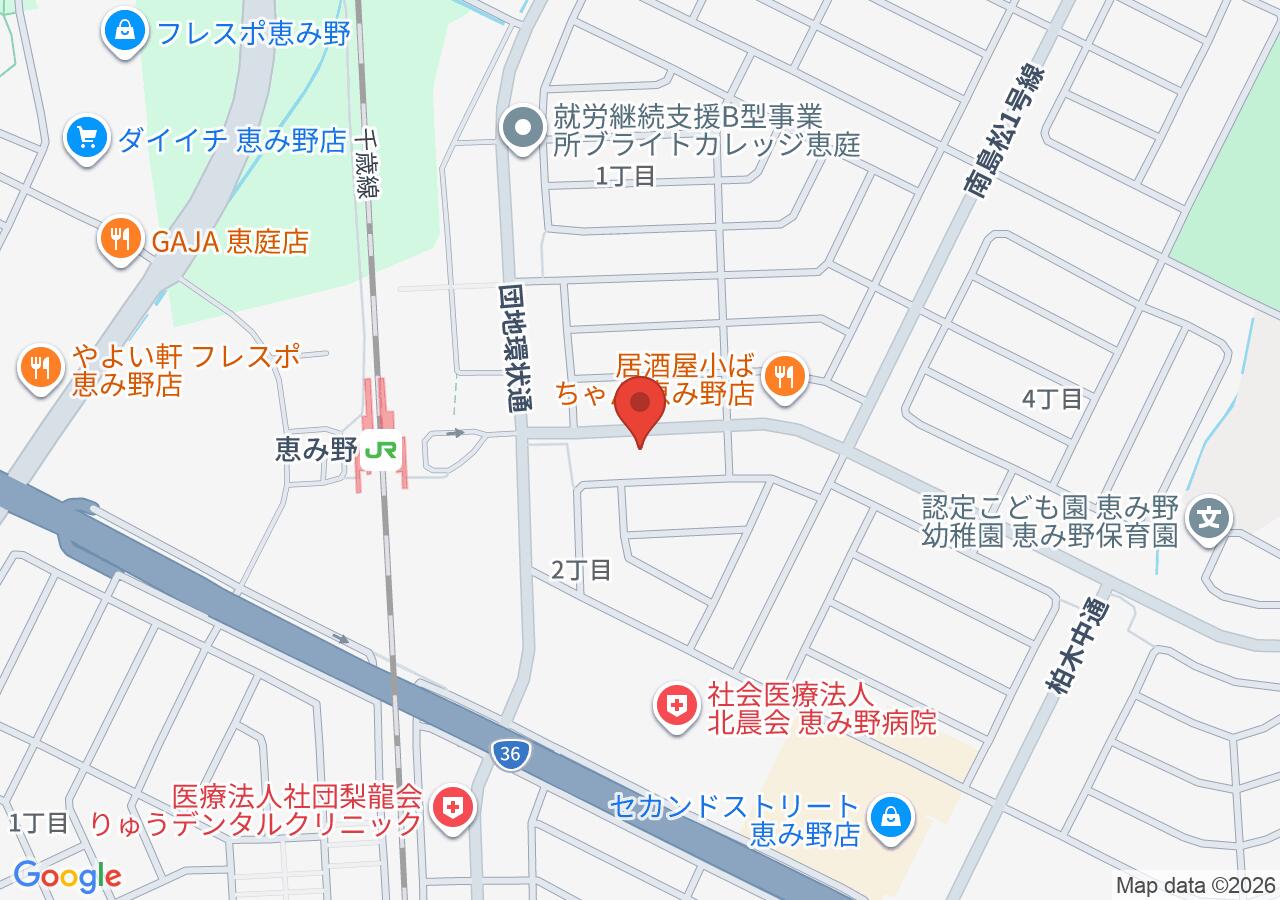 トモヱベーグルの地図