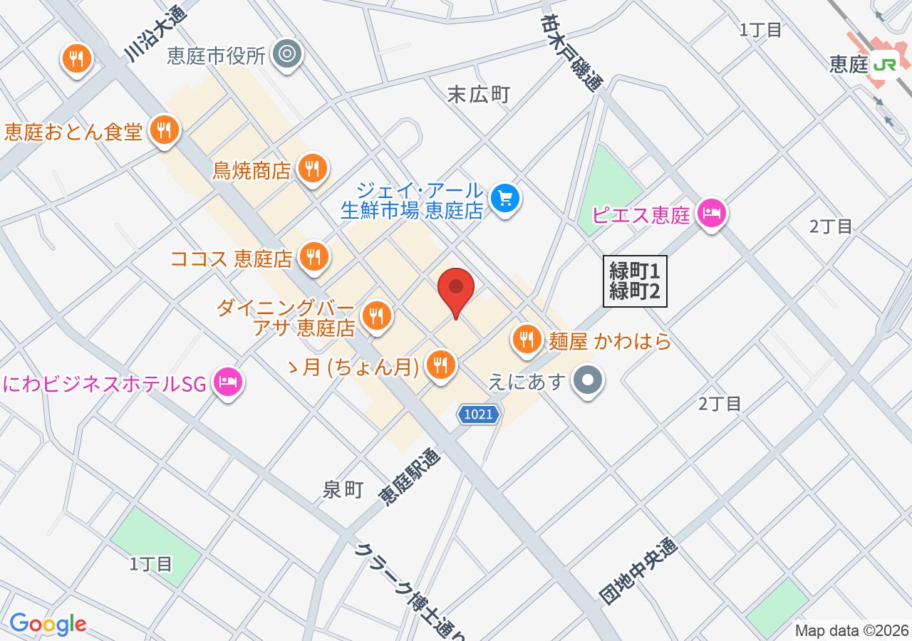 居酒屋えいとの地図
