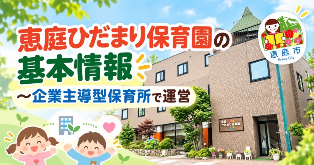 恵庭ひだまり保育園,恵庭,保育園,口コミ,評判,レビュー