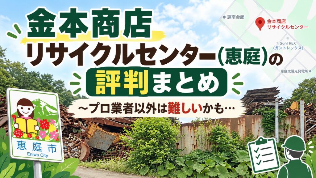 金本商店リサイクルセンター,恵庭,買取,リサイクルセンター,口コミ,評判,レビュー