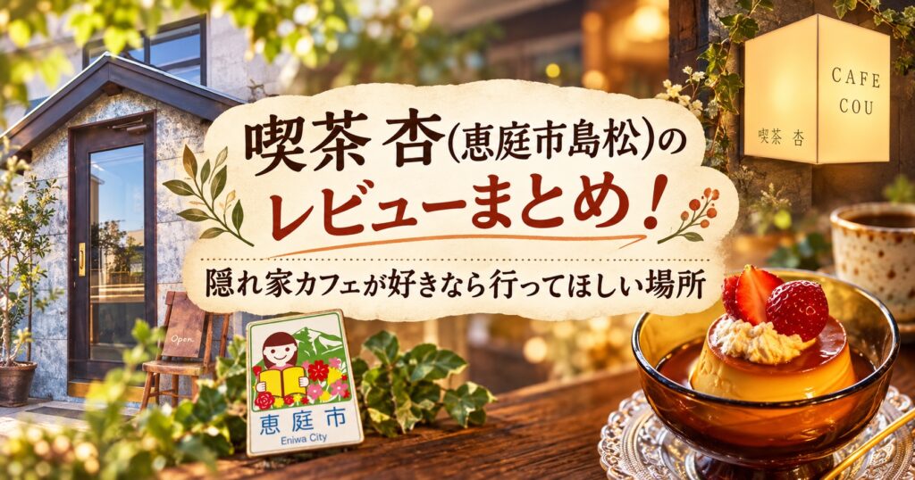 喫茶杏,恵庭,島松,喫茶店,カフェ,隠れ家,口コミ,評判,レビュー,メニュー
