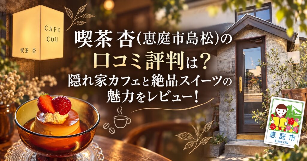 喫茶杏,恵庭,島松,喫茶店,カフェ,隠れ家,口コミ,評判,レビュー,メニュー
