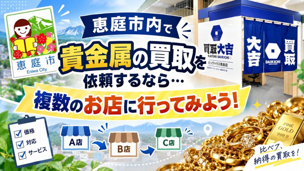 恵庭,金,買取,リサイクルショップ,口コミ,評判,レビュー,査定