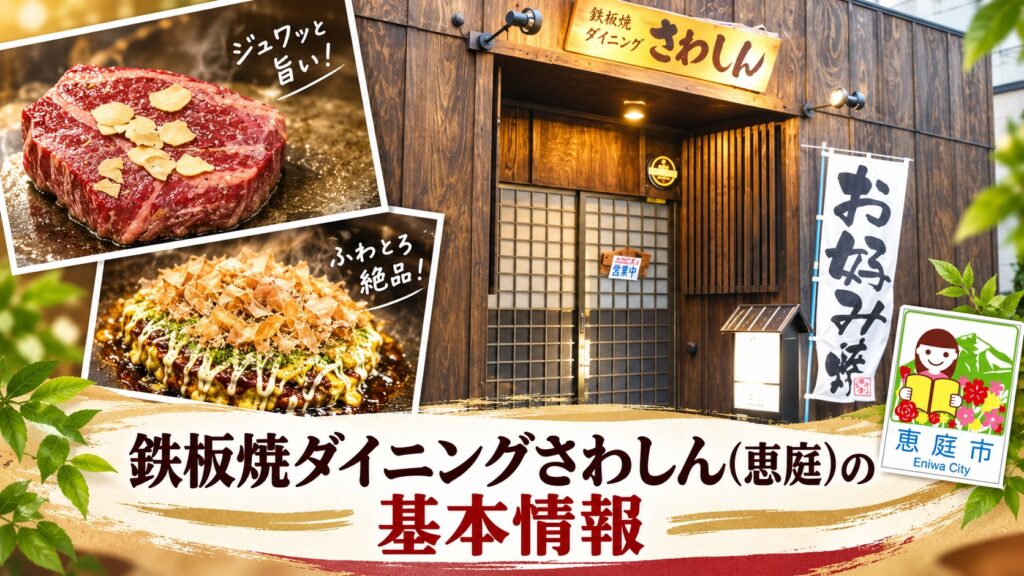 さわしん,恵庭,ステーキ,焼肉,お好み焼き,口コミ,評判,レビュー,メニュー