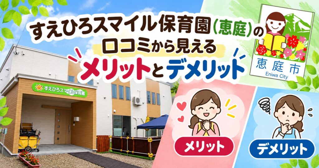 すえひろスマイル保育園,恵庭,保育園,口コミ,評判,レビュー