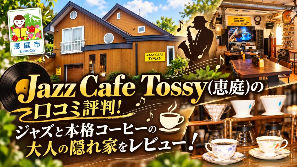 Jazz-Cafe-Tossy,ジャズカフェトッシー,恵庭,カフェ,口コミ,評判,レビュー,コーヒー