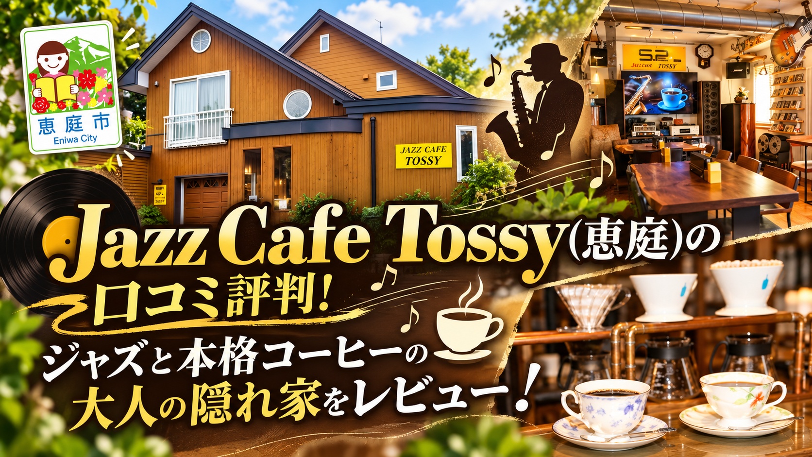 Jazz-Cafe-Tossy,ジャズカフェトッシー,恵庭,カフェ,口コミ,評判,レビュー,コーヒー