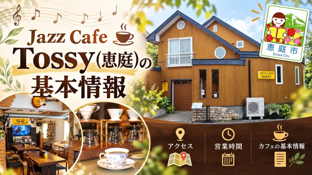 Jazz-Cafe-Tossy,ジャズカフェトッシー,恵庭,カフェ,口コミ,評判,レビュー,コーヒー