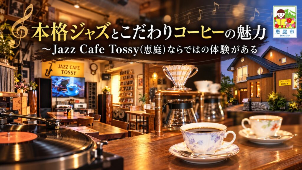 Jazz-Cafe-Tossy,ジャズカフェトッシー,恵庭,カフェ,口コミ,評判,レビュー,コーヒー