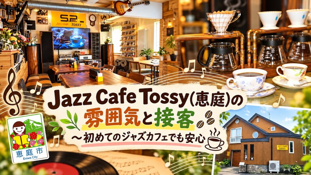 Jazz-Cafe-Tossy,ジャズカフェトッシー,恵庭,カフェ,口コミ,評判,レビュー,コーヒー