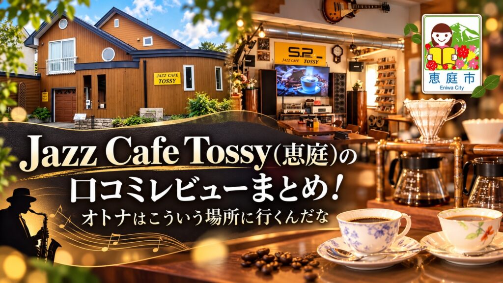 Jazz-Cafe-Tossy,ジャズカフェトッシー,恵庭,カフェ,口コミ,評判,レビュー,コーヒー