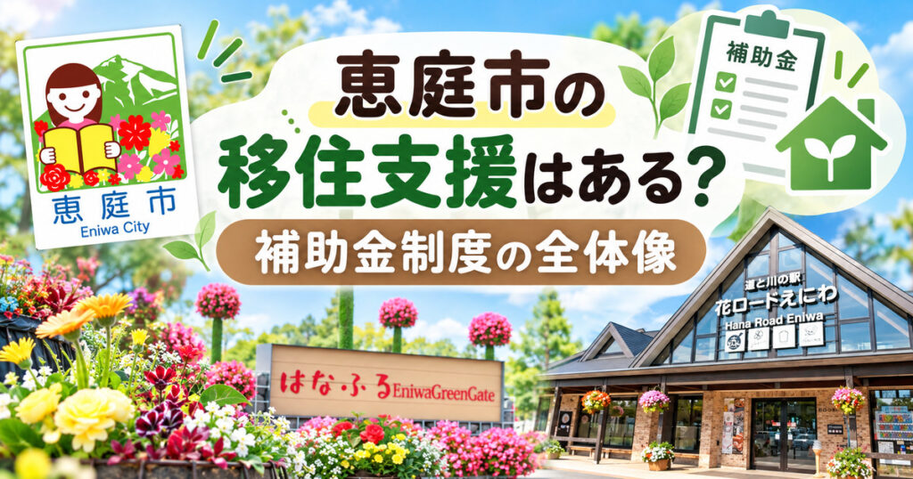 恵庭,移住,移住支援,補助金,口コミ,評判