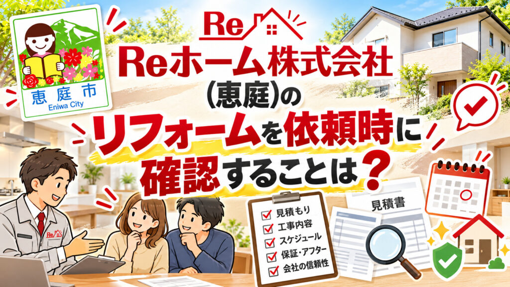 Reホーム株式会社,恵庭,リフォーム,工務店,口コミ,評判