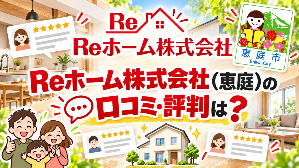 Reホーム株式会社,恵庭,リフォーム,工務店,口コミ,評判