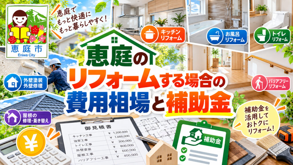 恵庭,リフォーム,リフォーム業者,おすすめ,特徴,口コミ,評判