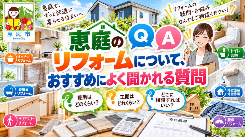 恵庭,リフォーム,リフォーム業者,おすすめ,特徴,口コミ,評判