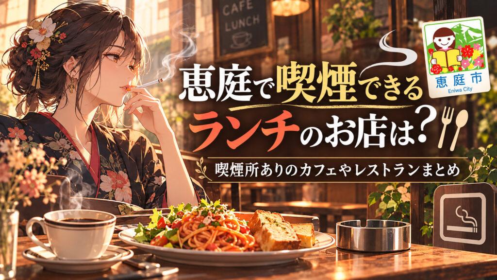 恵庭,喫煙所,喫煙,ランチ,レストラン,カフェ,おすすめ