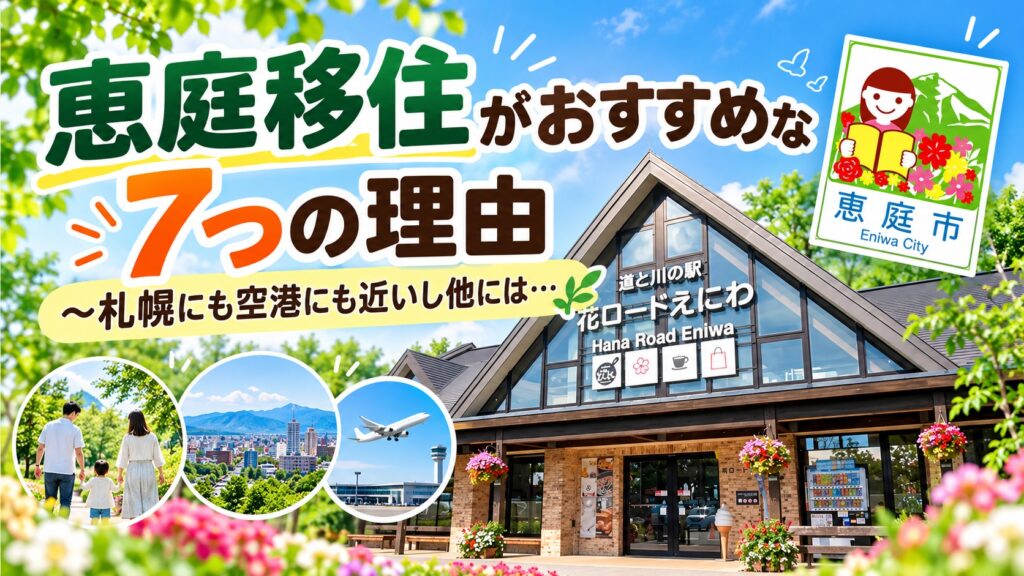 北海道,移住,恵庭,おすすめ,メリット,デメリット