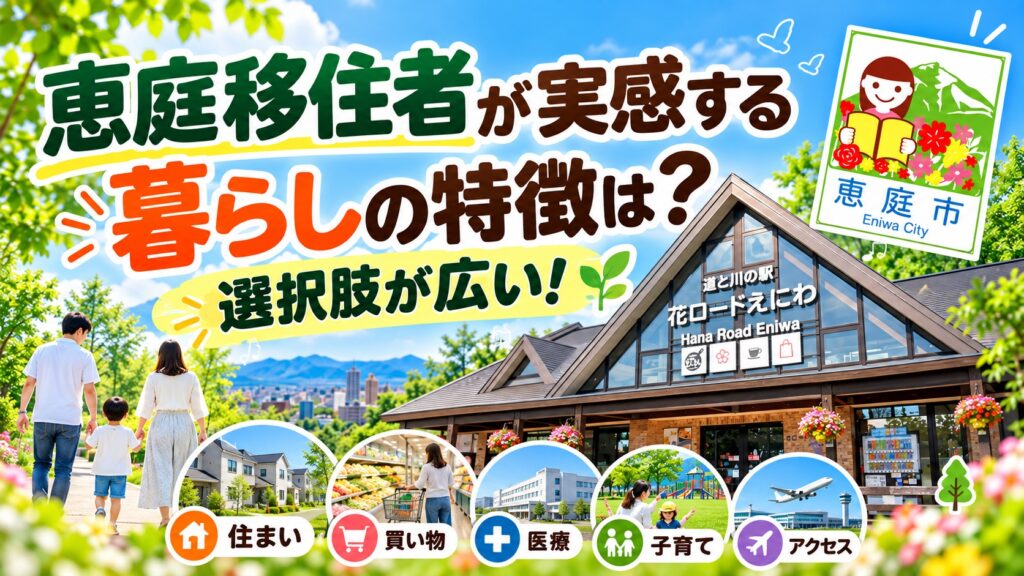 北海道,移住,恵庭,おすすめ,メリット,デメリット
