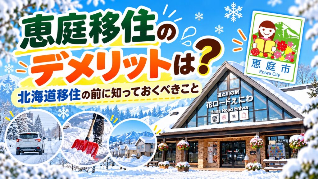北海道,移住,恵庭,おすすめ,メリット,デメリット