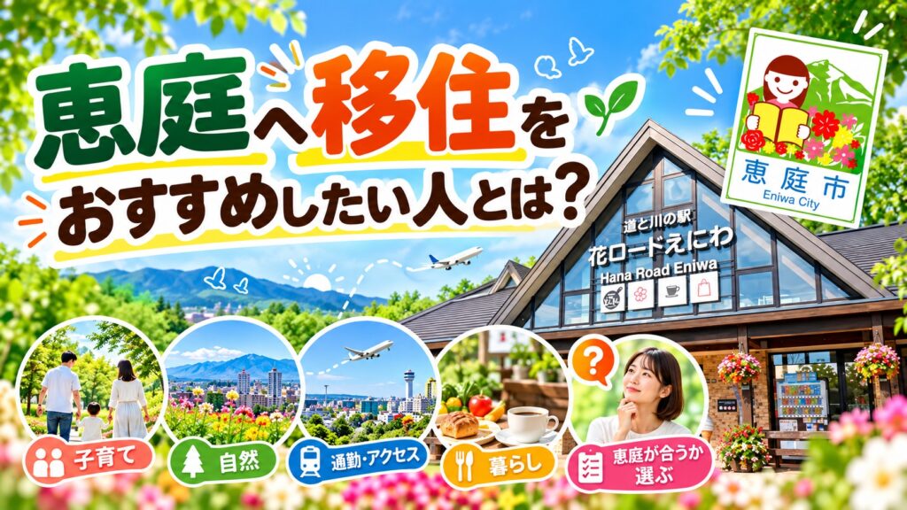 北海道,移住,恵庭,おすすめ,メリット,デメリット