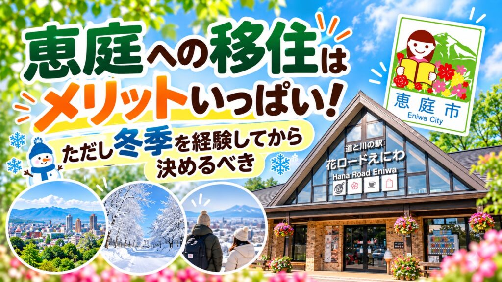 北海道,移住,恵庭,おすすめ,メリット,デメリット