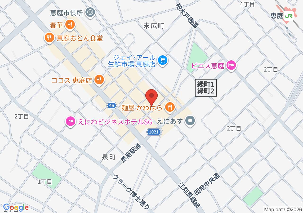 お食事処 永～ながれ～の地図