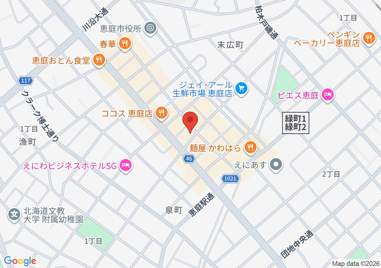 居酒屋 和「カズ」の地図