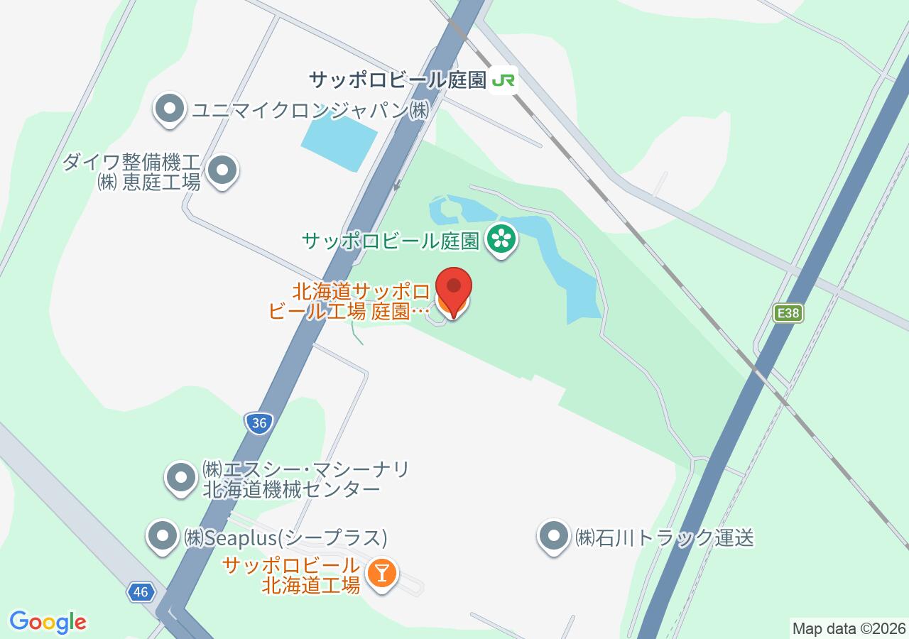 北海道サッポロビール工場 庭園レストラン ヴァルハラ店の地図