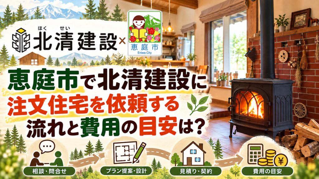 北清建設,恵庭,工務店,注文住宅,坪単価,新築,口コミ,評判