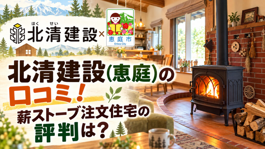 北清建設,恵庭,工務店,注文住宅,坪単価,新築,口コミ,評判
