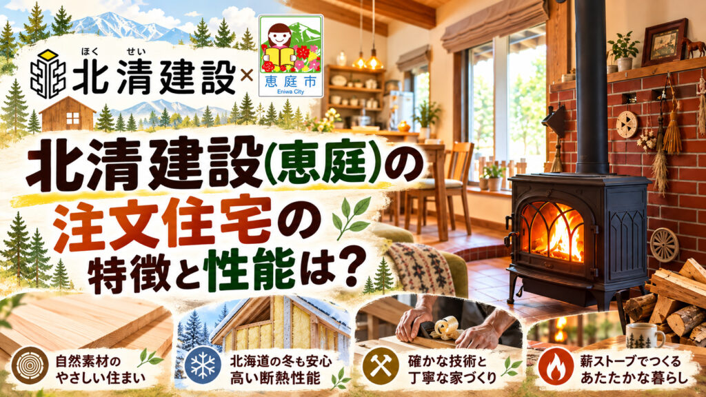 北清建設,恵庭,工務店,注文住宅,坪単価,新築,口コミ,評判