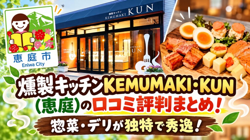 燻製キッチン,KEMUMAKI・KUN,恵庭,デリ,テイクアウト,口コミ,評判,レビュー