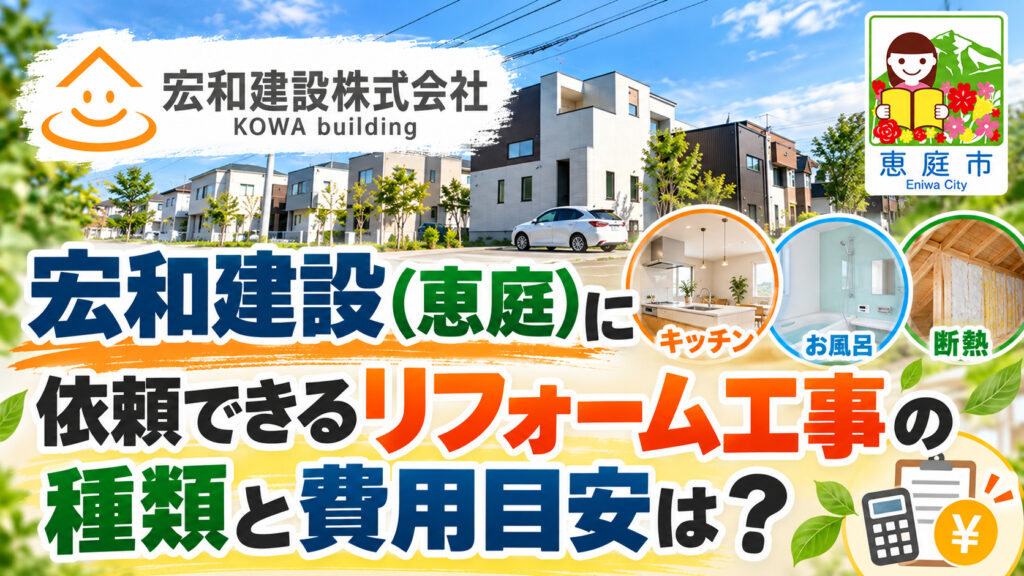 宏和建設,恵庭,建築会社,リフォーム,口コミ,評判,レビュー