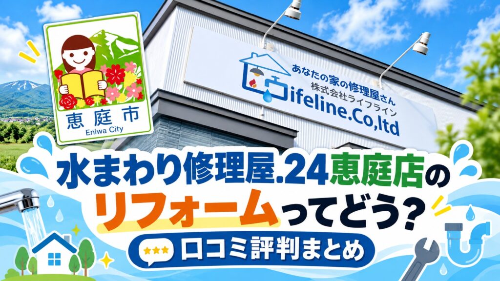 水まわり修理屋.24恵庭店,恵庭,リフォーム,口コミ,評判