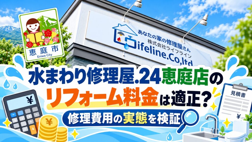水まわり修理屋.24恵庭店,恵庭,リフォーム,口コミ,評判