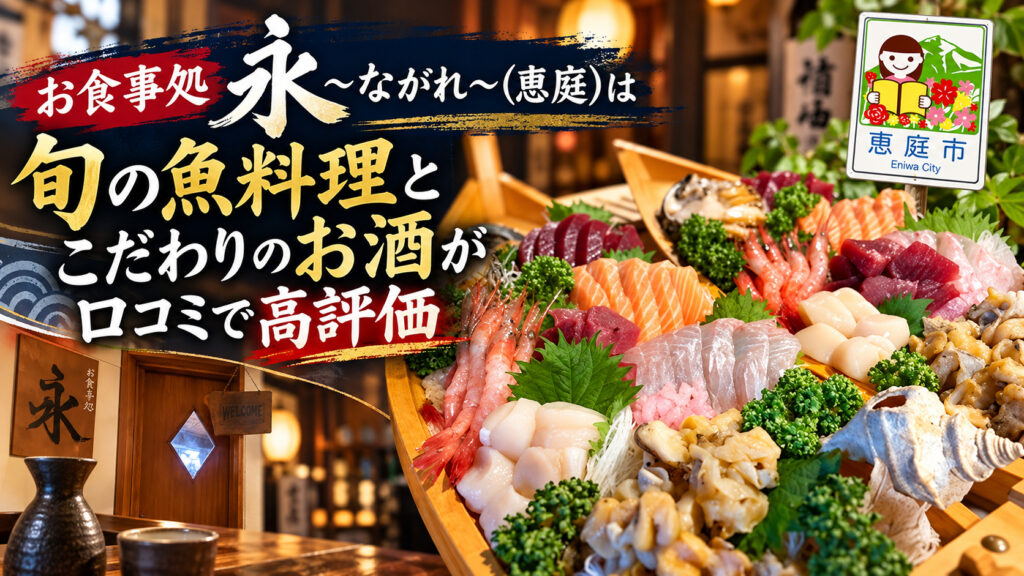 お食事処永,ながれ,恵庭,居酒屋,口コミ,評判,レビュー