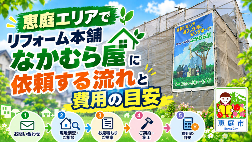 リフォーム本舗なかむら屋,恵庭,リフォーム,口コミ,評判