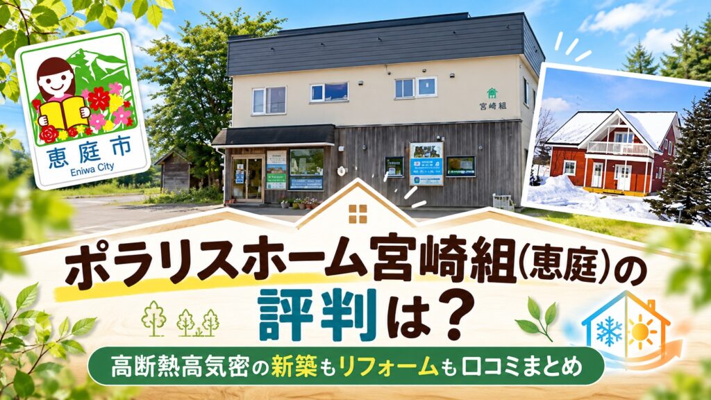 ポラリスホーム,宮崎組,恵庭,工務店,リフォーム,新築,注文住宅,口コミ,評判,レビュー