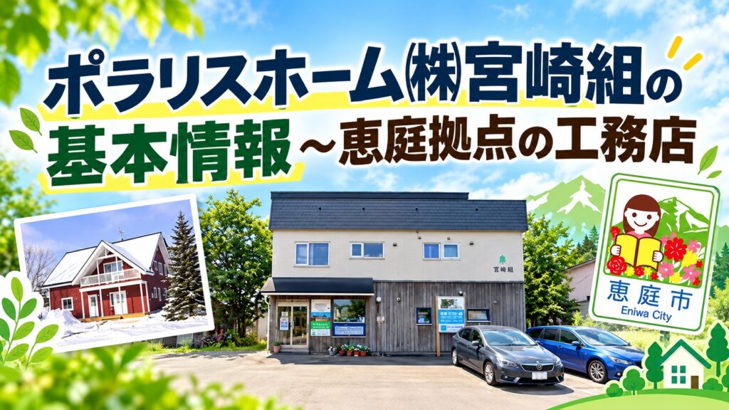 ポラリスホーム,宮崎組,恵庭,工務店,リフォーム,新築,注文住宅,口コミ,評判,レビュー