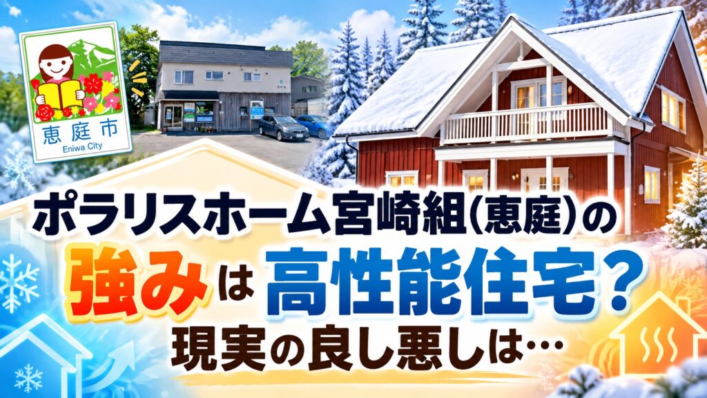ポラリスホーム,宮崎組,恵庭,工務店,リフォーム,新築,注文住宅,口コミ,評判,レビュー