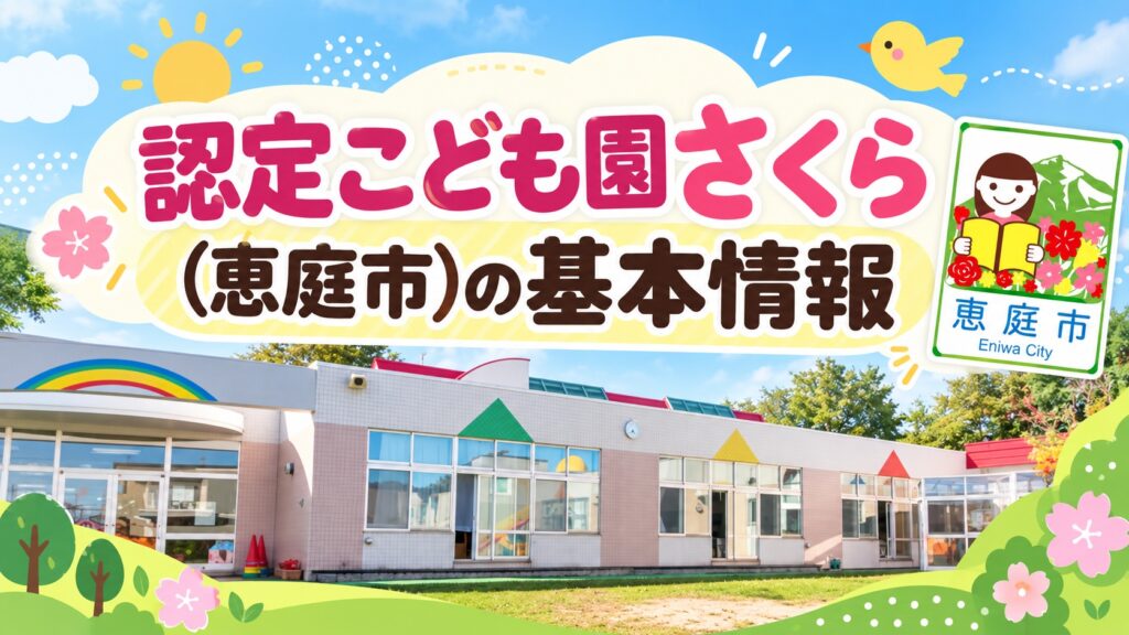認定こども園さくら,保育園,幼稚園,認定こども園,口コミ,評判,レビュー,恵庭
