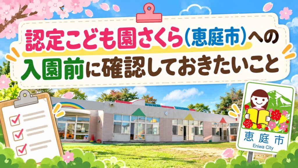 認定こども園さくら,保育園,幼稚園,認定こども園,口コミ,評判,レビュー,恵庭